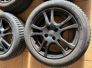Grajewo ogłoszenia: Komplet kół zimowych Ford Fiesta Mk8, Dębica 195/55 R16 + Anzio... - zdjęcie