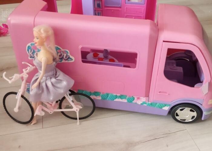 Grajewo ogłoszenia: Kamper dla lalek barbie z rowerem i lalką oraz akcesoria jak na...