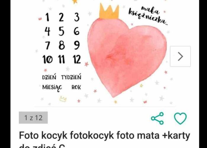 Grajewo ogłoszenia: Sprzedam matę do zdjęć wraz ze wszystkimi kartami.