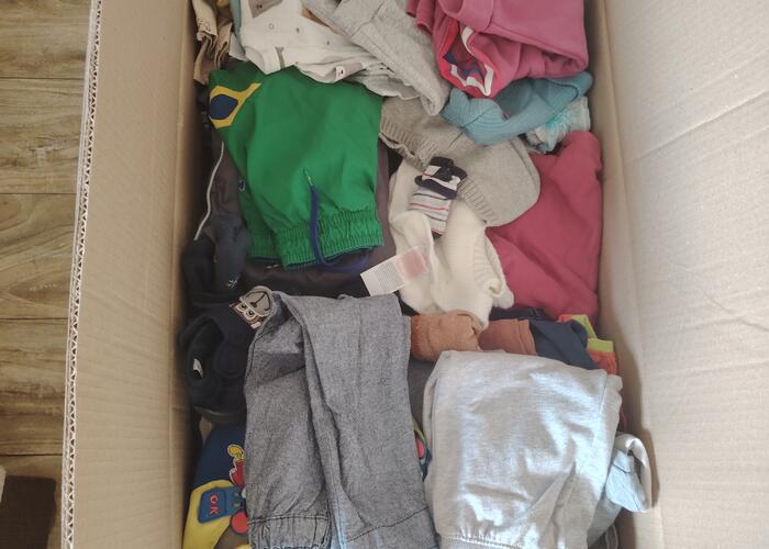 Grajewo ogłoszenia: Proszę pisać SMS 
Sprzedam wielki karton ubranek dla chłopca w...