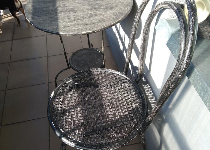 Grajewo ogłoszenia: Sprzedam stolik i krzesło metalowe z Ikei w dobrym stanie i...